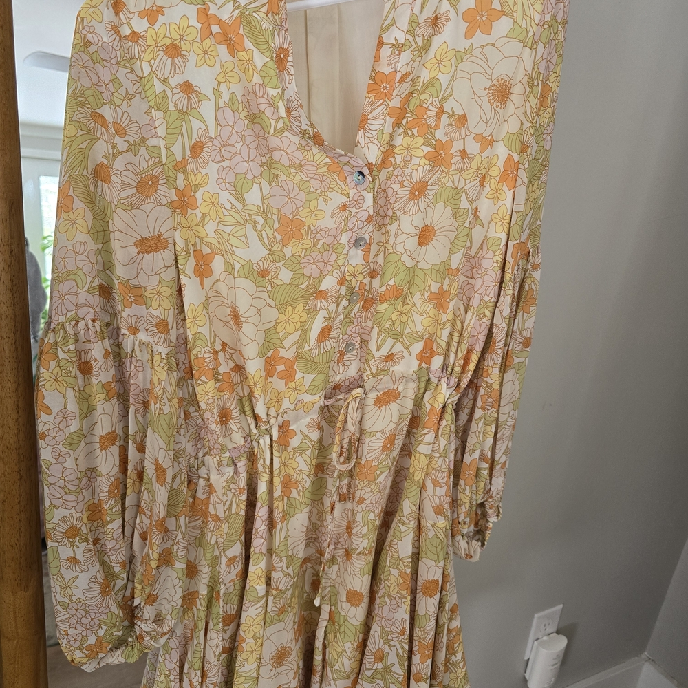 By Together Floral Long Sleeve Dress